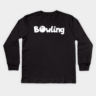 Bowling Kids Long Sleeve T-Shirt